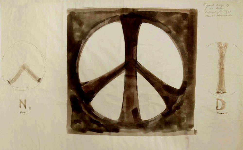 【一点物アート】Symbol of PEACE-平和の象徴-【簡易額入り】 peacesigndrawingfeat.jpg