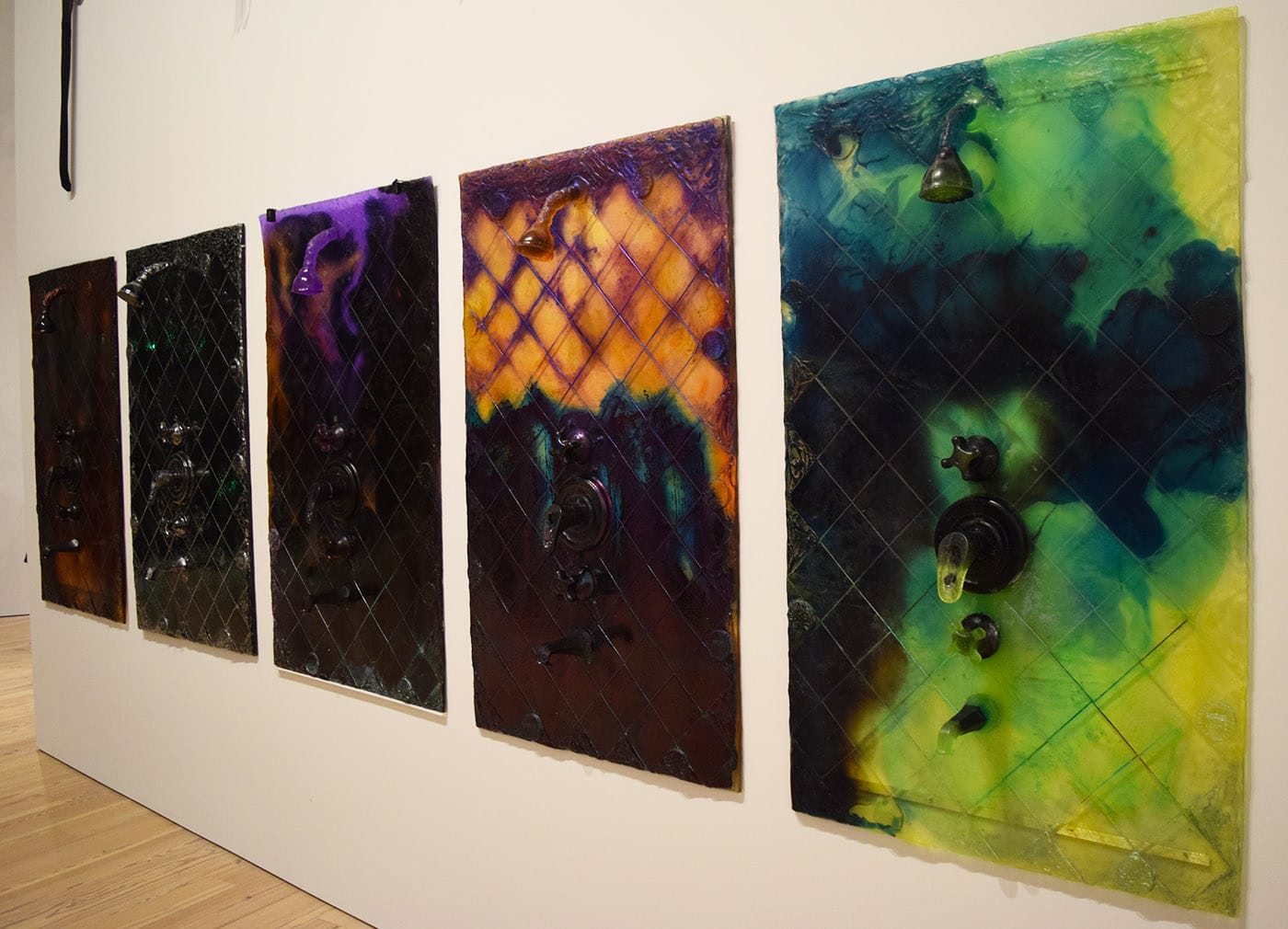 Works by KAYA (Kerstin Brätsch and Debo Eilers) at the 2017 Whitney Biennial