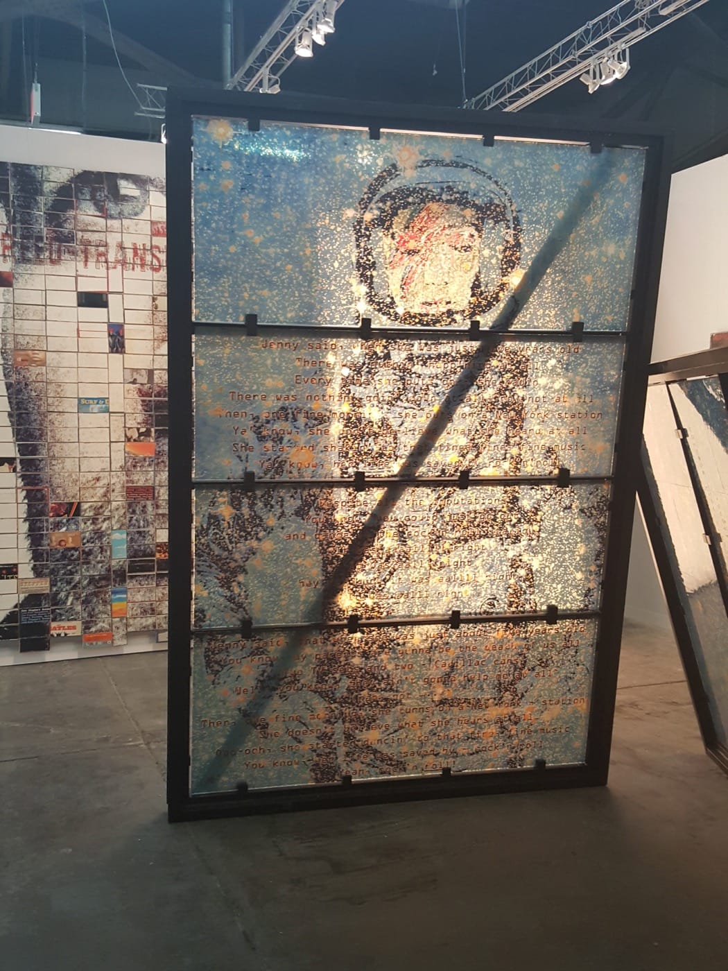 Massive images in the booth of Stockholm's Wetterling Gallery