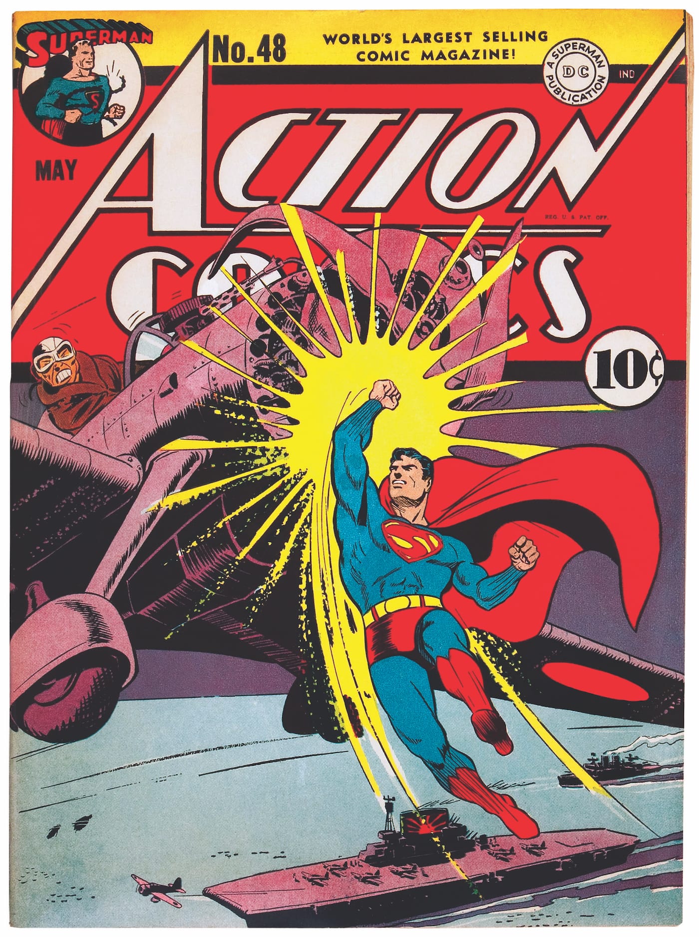Cover of Action Comics #48 (May 1942)