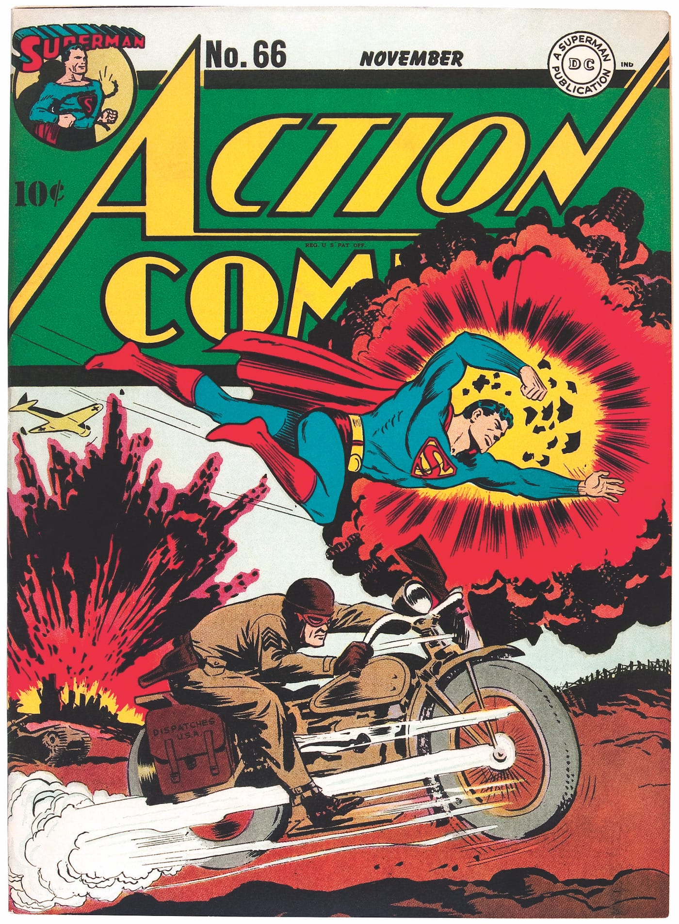 Cover of Action Comics #66 (November 1943)