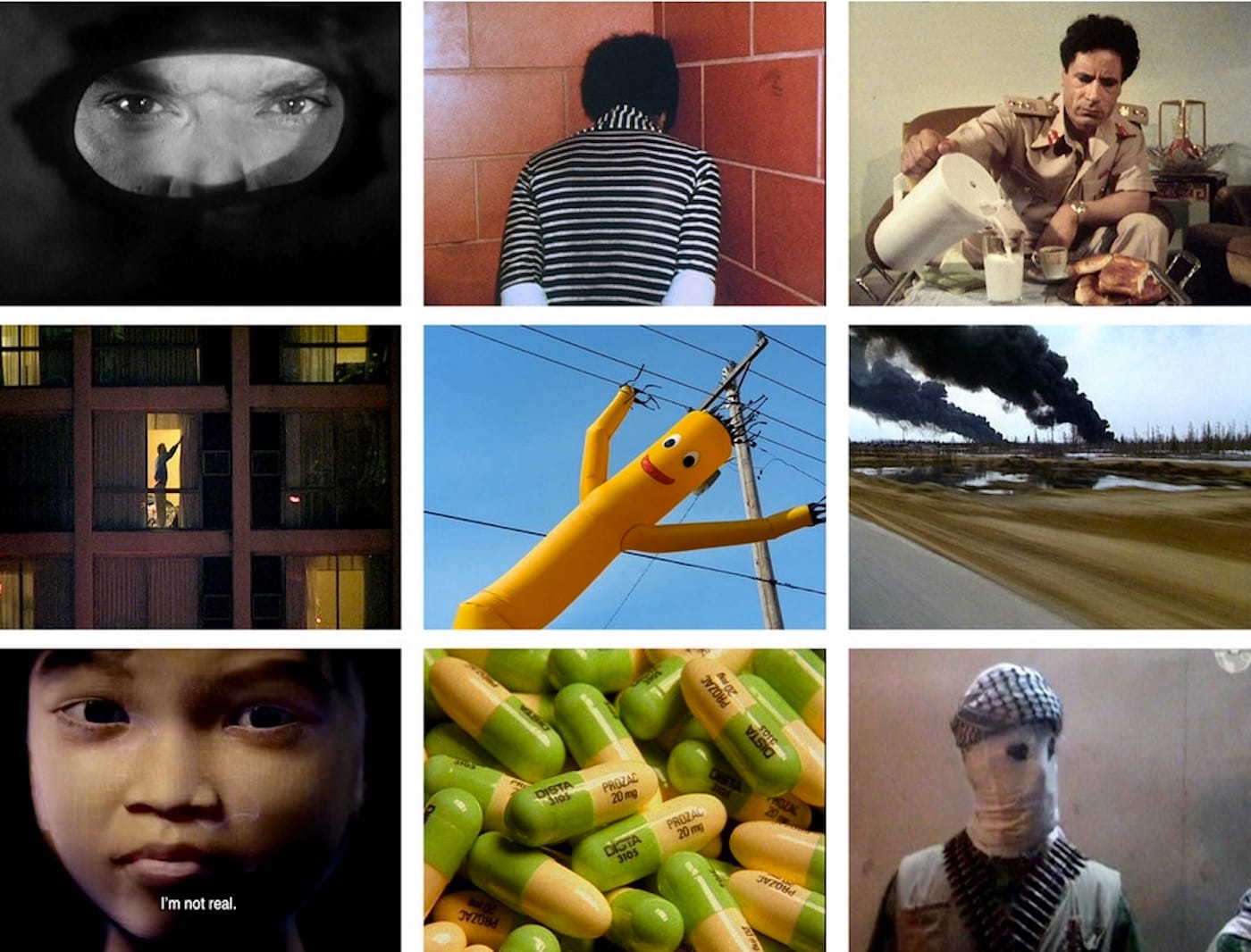 Stills from HyperNormalisation (all images courtesy Adam Curtis)