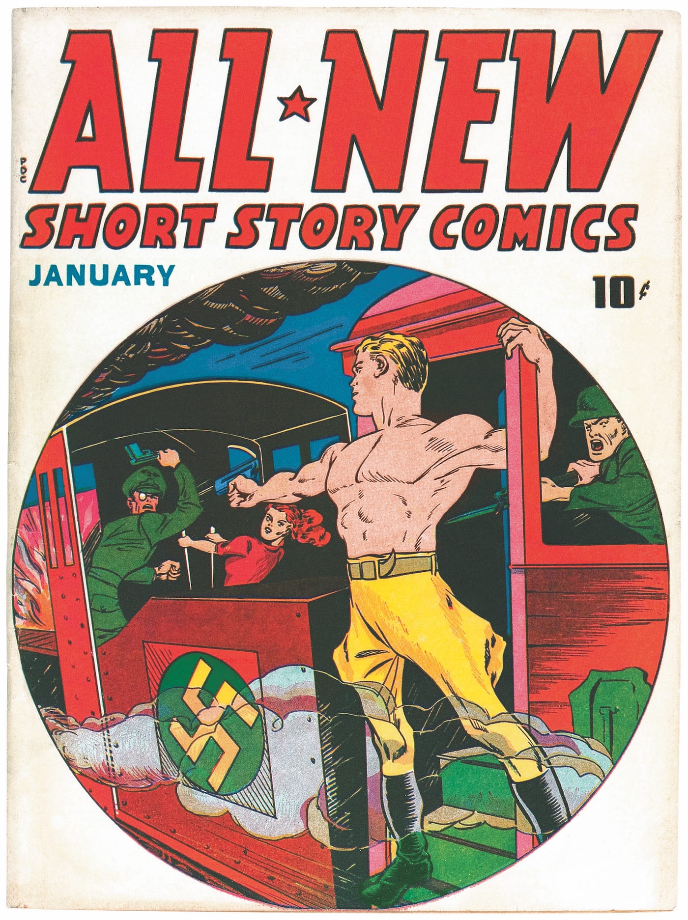 Cover of All New Short Story Comics #1 (January 1943)