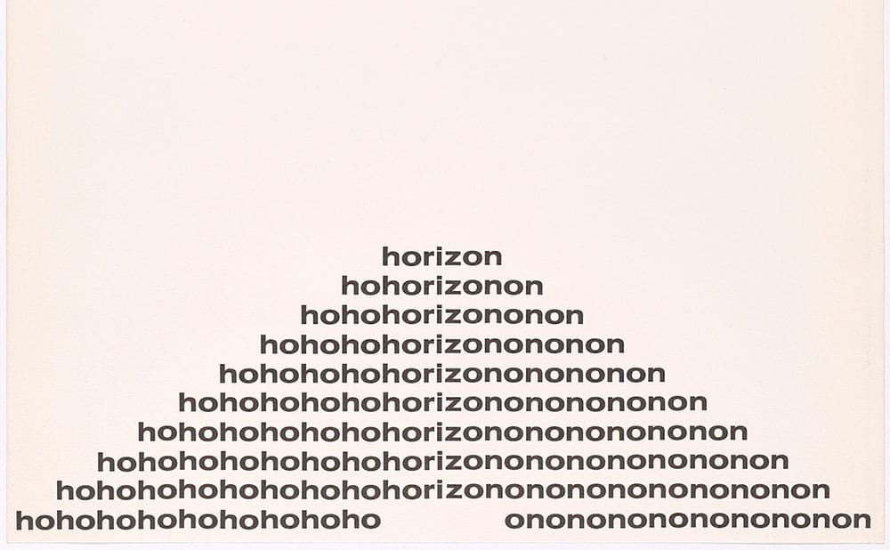 Getty Acquires Concrete Poetry by Two Modern Pioneers of the Form