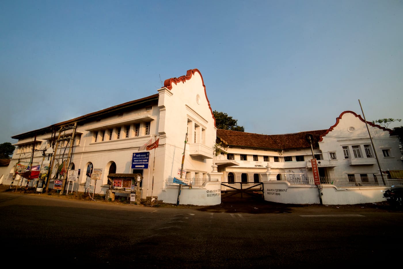 The Aspinwall House, the main venue of the Kochi–Muziris Biennale