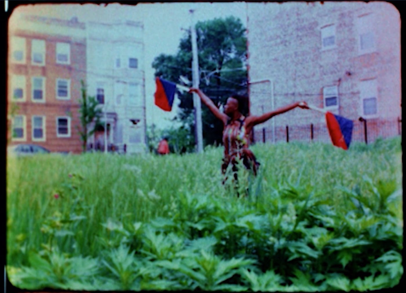 Cauleen Smith, "Lessons in Semaphore" (2015, still) (image courtesy the artist)