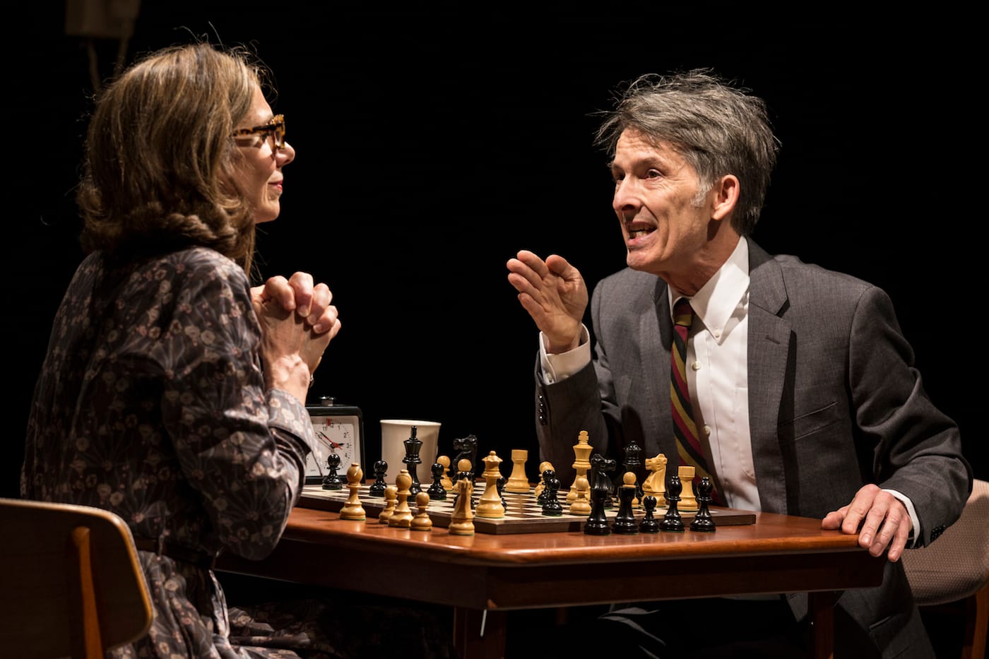 Ellen Lauren (She) and Will Bond (He) in Chess Match No. 5