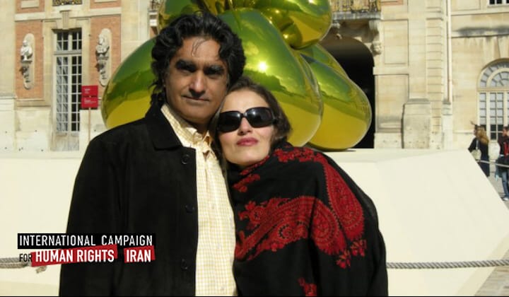 Karan Vafadari and Afarin Nayssari (image via the Center for Human Rights in Iran)