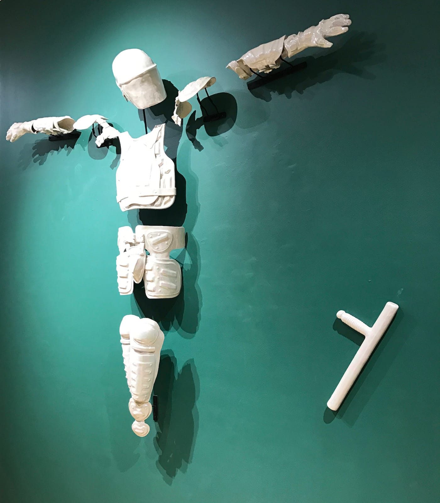 Nicholas Galanin, "God Complex" (2016), mixed materials, dimensions vary (all images courtesy Radiator Arts)