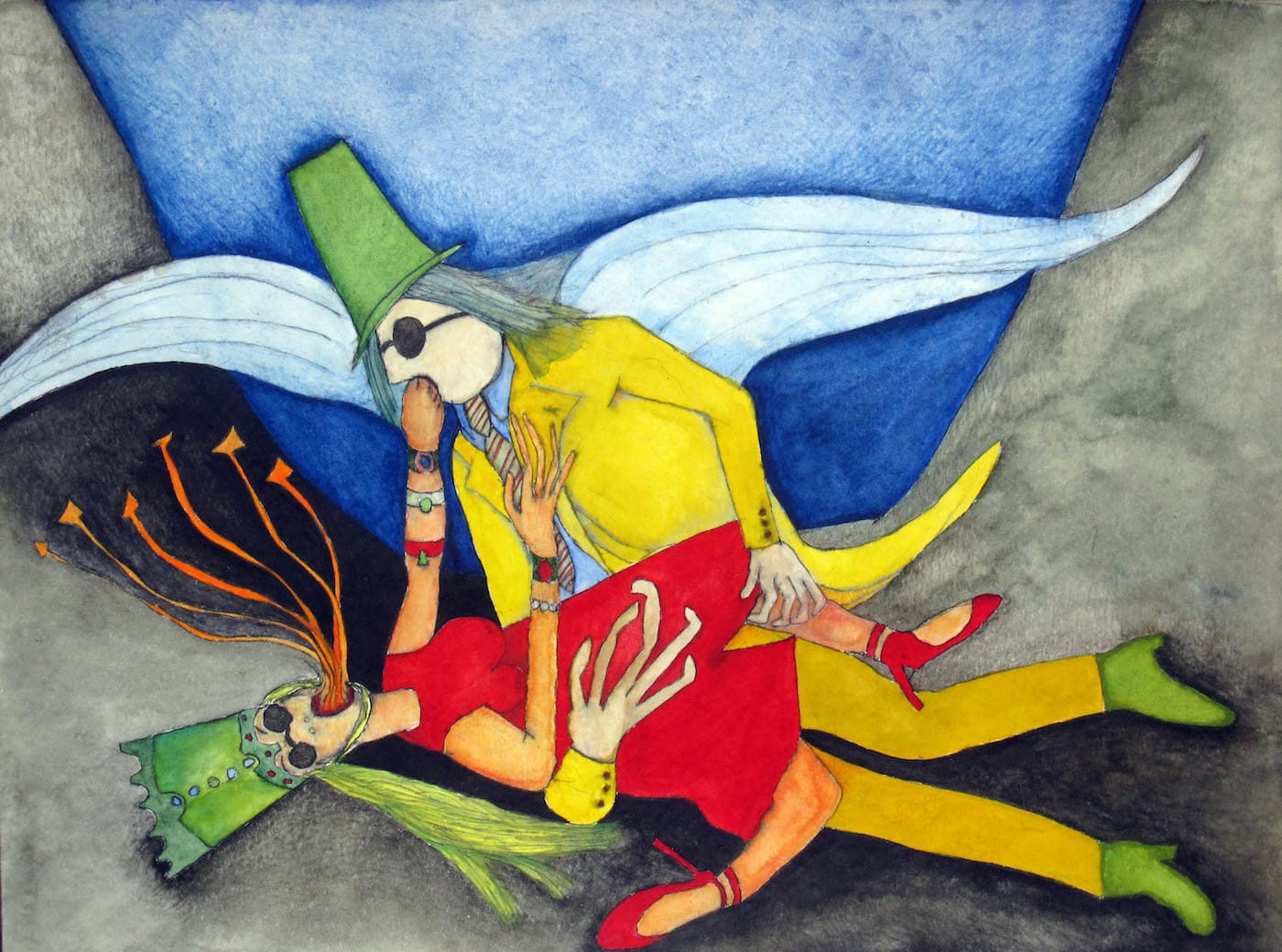 pascALEjandro, "L'un vers l'autre — El uno hacia el otro" (2009), 56 x 42 cm (photo by Pascale Montandon-Jodorowsky, courtesy of Galerie Azzedine Alaïa)