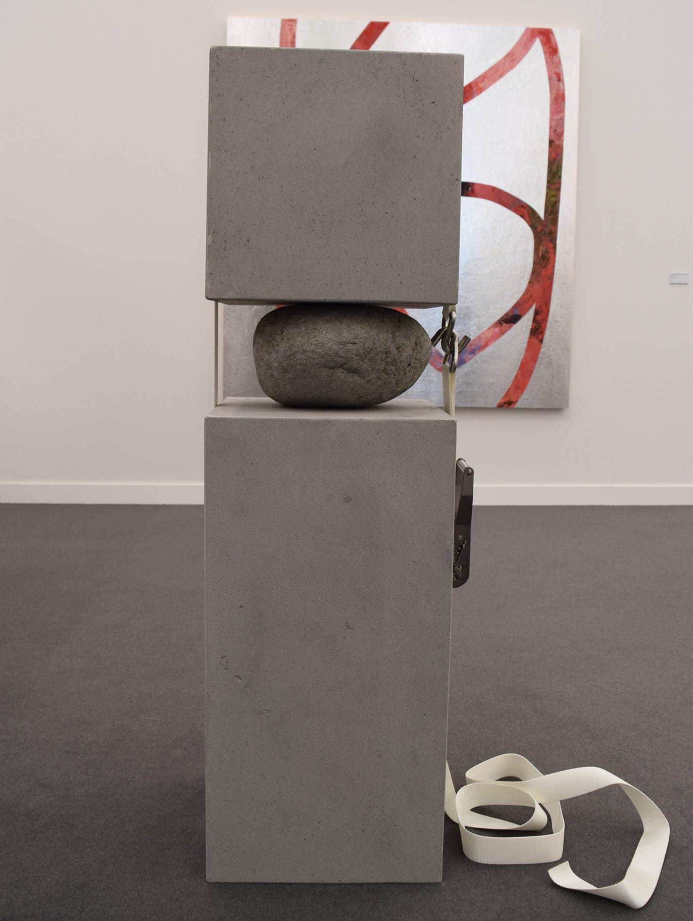 Jose Dávila, "Joint Effort" (2017) in the Sean Kelly booth