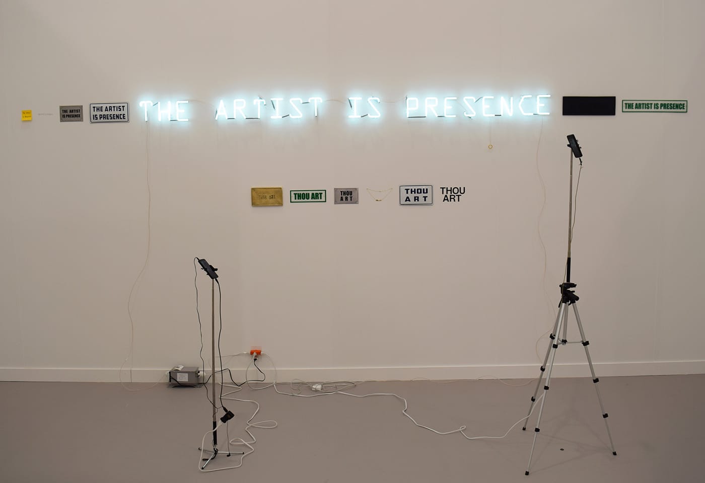 Cibelle Cavalli Bastos, "The Artists is Presence" (2017) in the Mendes Wood DM booth