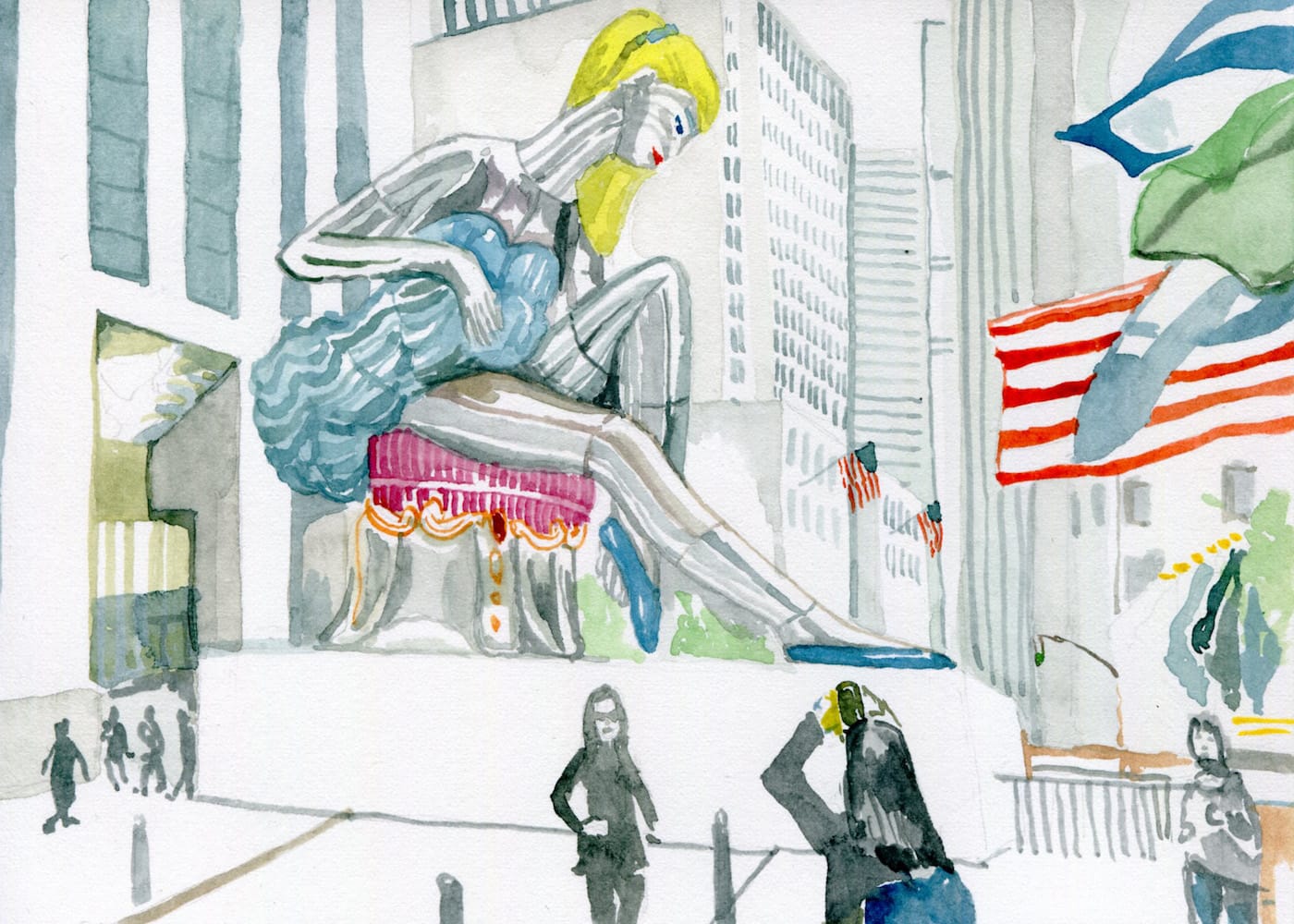 Jeff Koons, "Seated Ballerina" (2017)