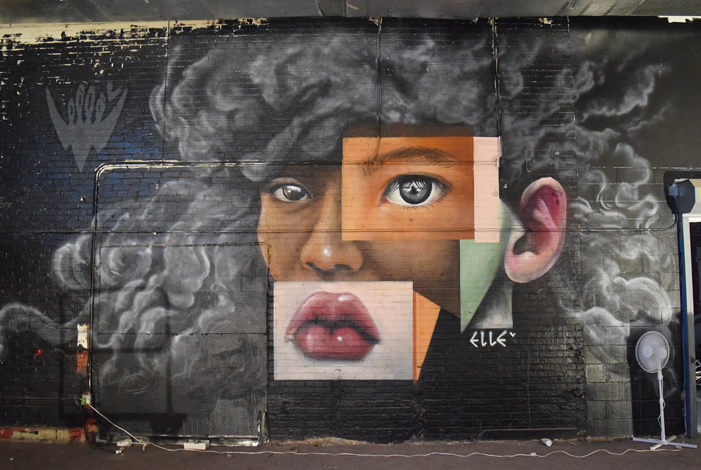A mural by Elle at Market Surplus