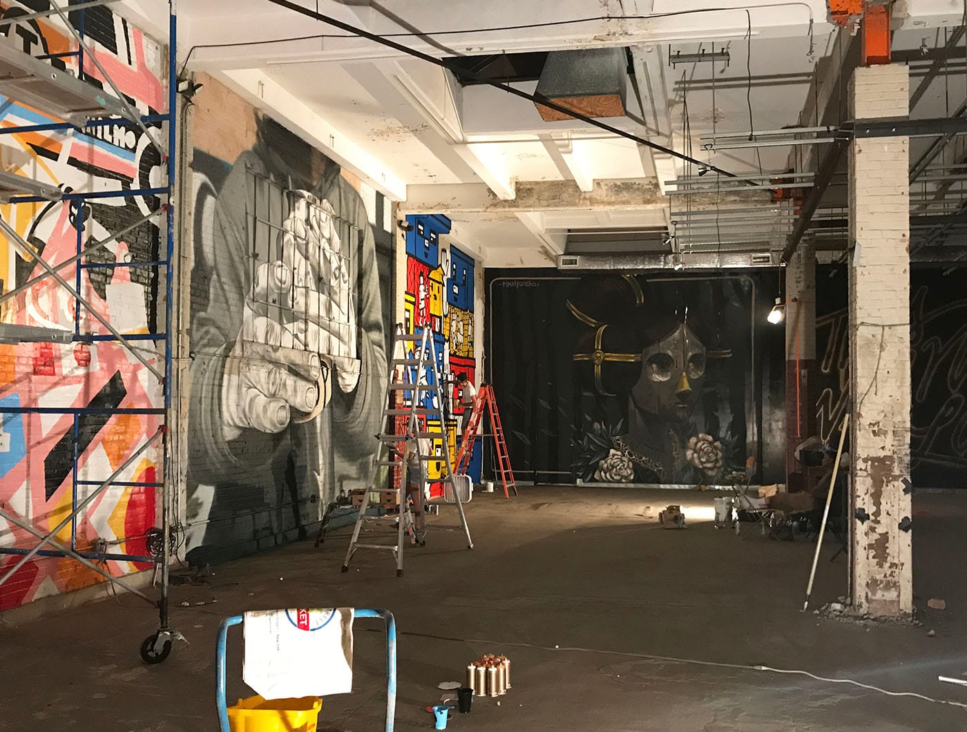 Installation view of Market Surplus