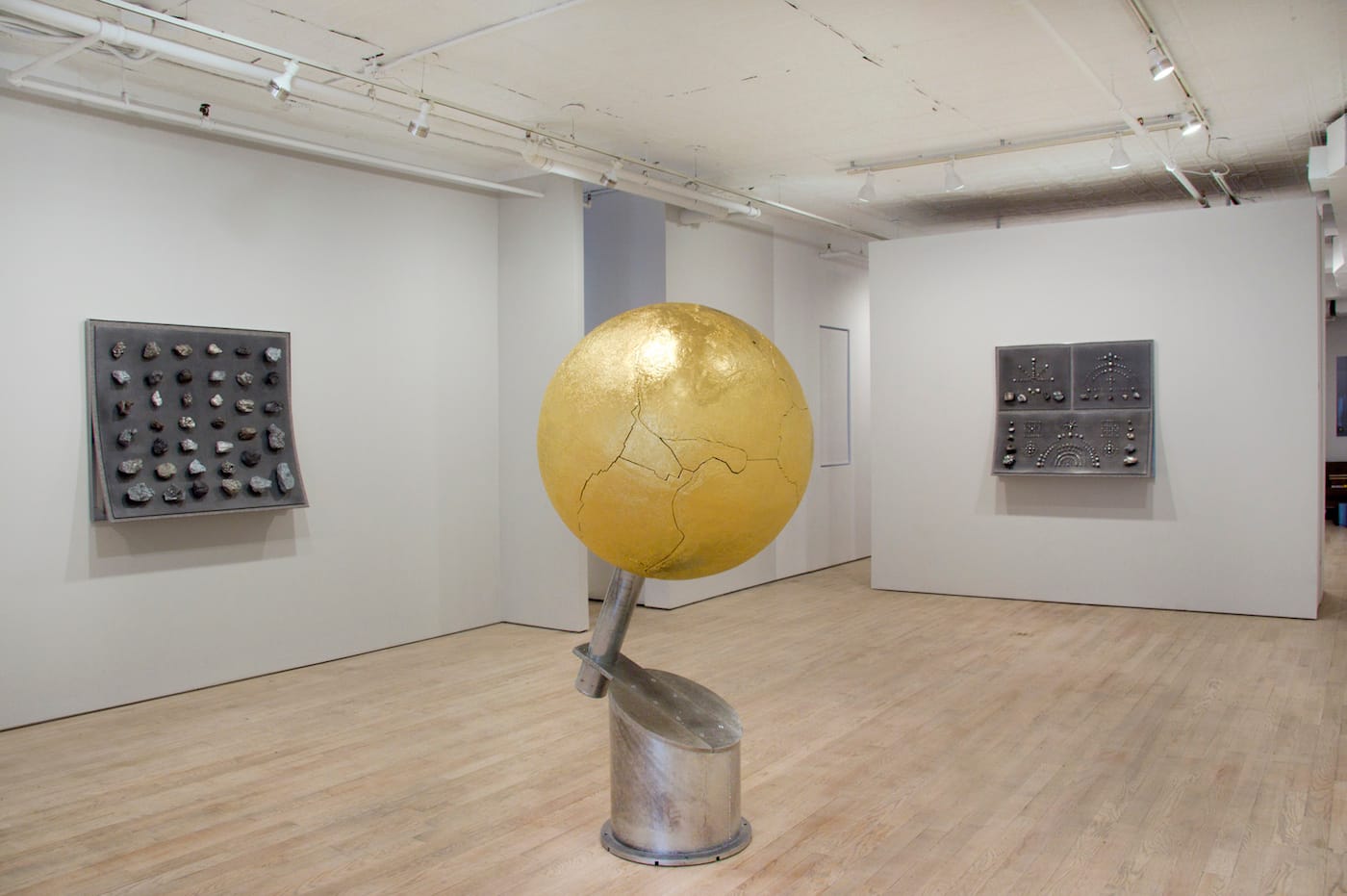 Installation view of John Stoney's <em/>The Origins of Grey at Pierogi (all images courtesy the artist and Pierogi)