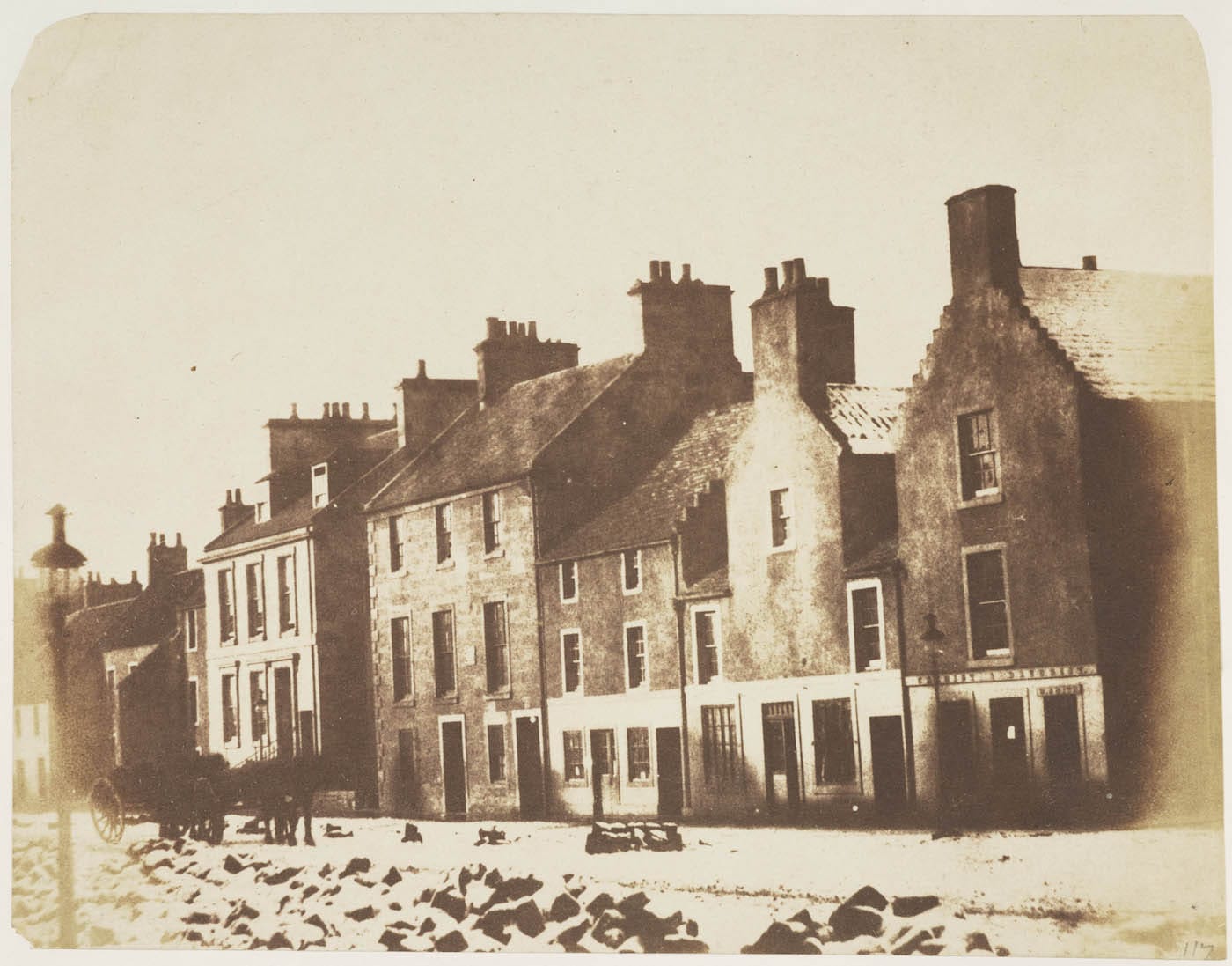 David Octavius Hill and Robert Adamson, "South Street, St Andrews" (1842 – 1843), calotype print (courtesy Scottish National Portrait Gallery)