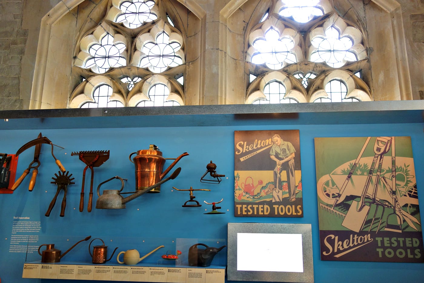 Installation view of the Garden Museum in London