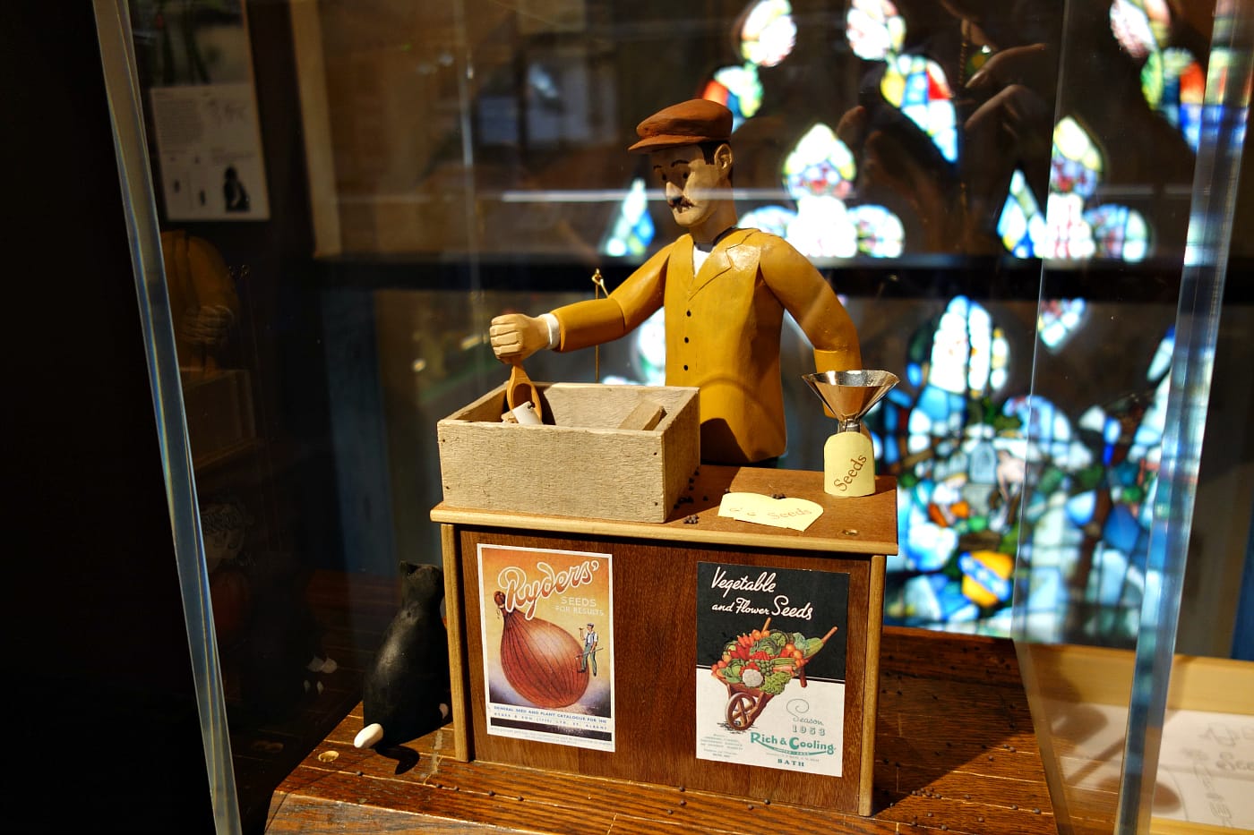 Installation view of the Garden Museum in London