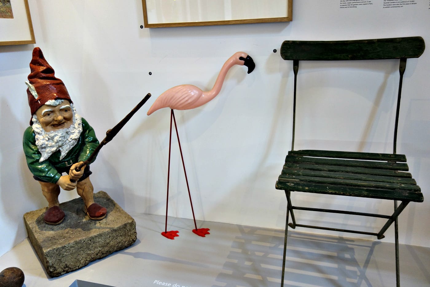 Installation view of the Garden Museum in London