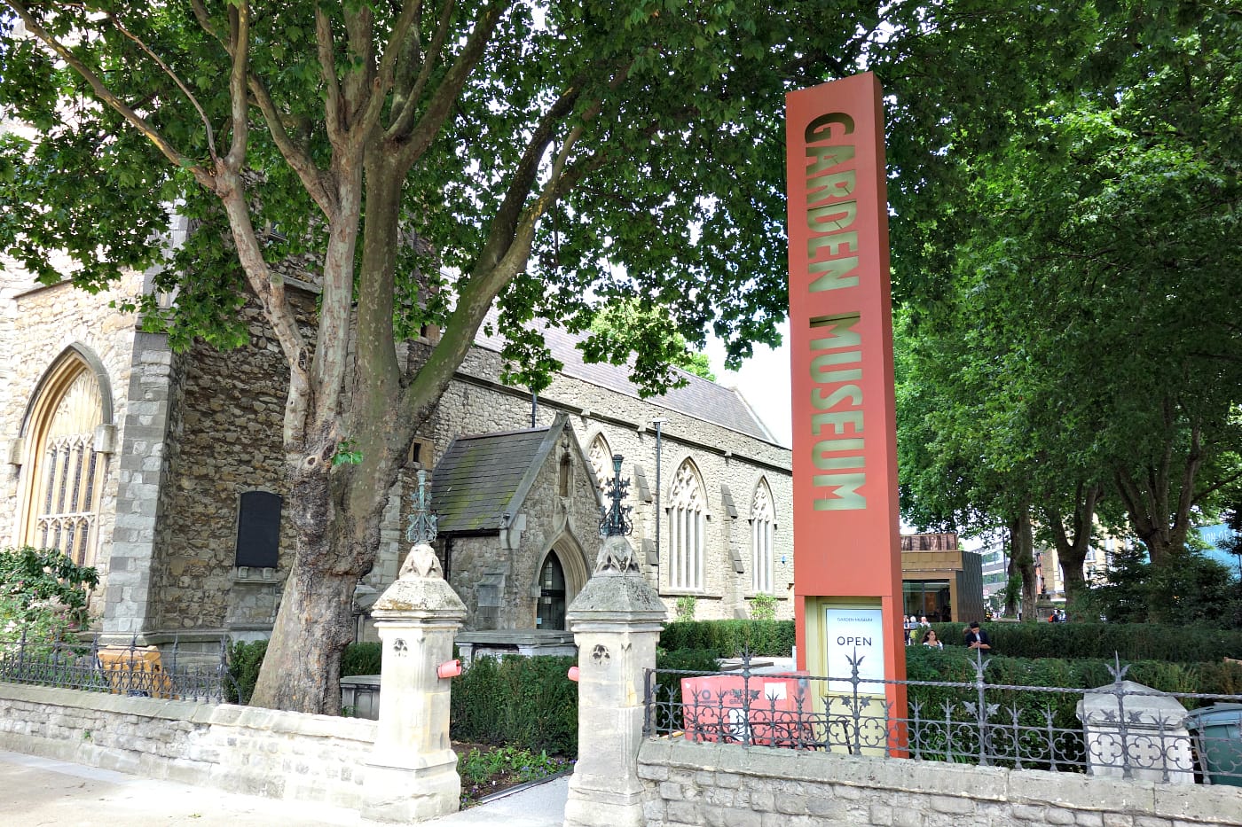Installation view of the Garden Museum in London