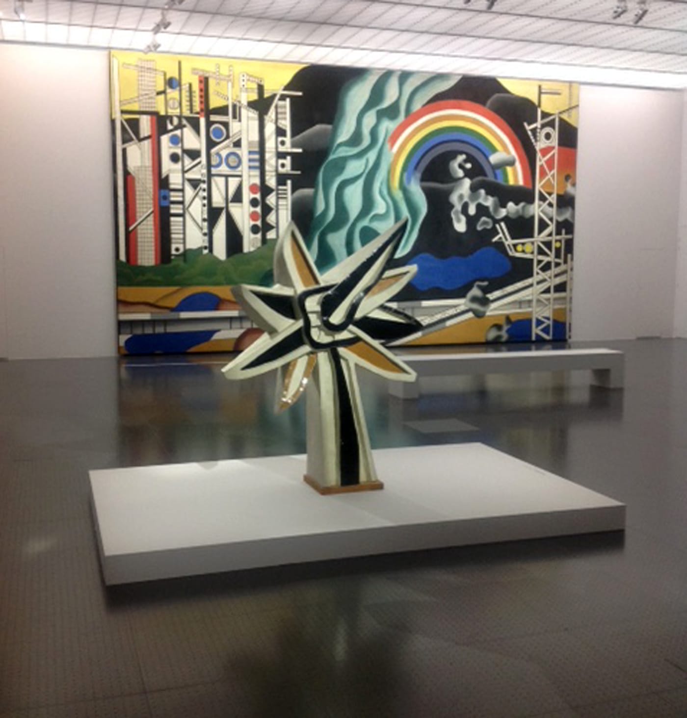 Installation view of Fernand Léger: Beauty Is Everywhere at the Centre Pompidou-Metz (photo by the author for Hyperallergic)