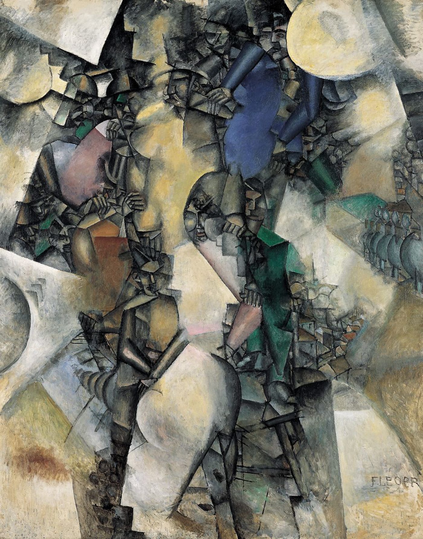 Fernand Léger, “La Noce” (1911–12), oOil on canvas, 257 x 206 cm
(
Collection Centre Pompidou, Paris, Musée national d’art moderne - Centre de création industrielle
; © Centre Pompidou, MNAM-CCI/ Dist. RMN-GP
© Adagp, Paris, 2017)