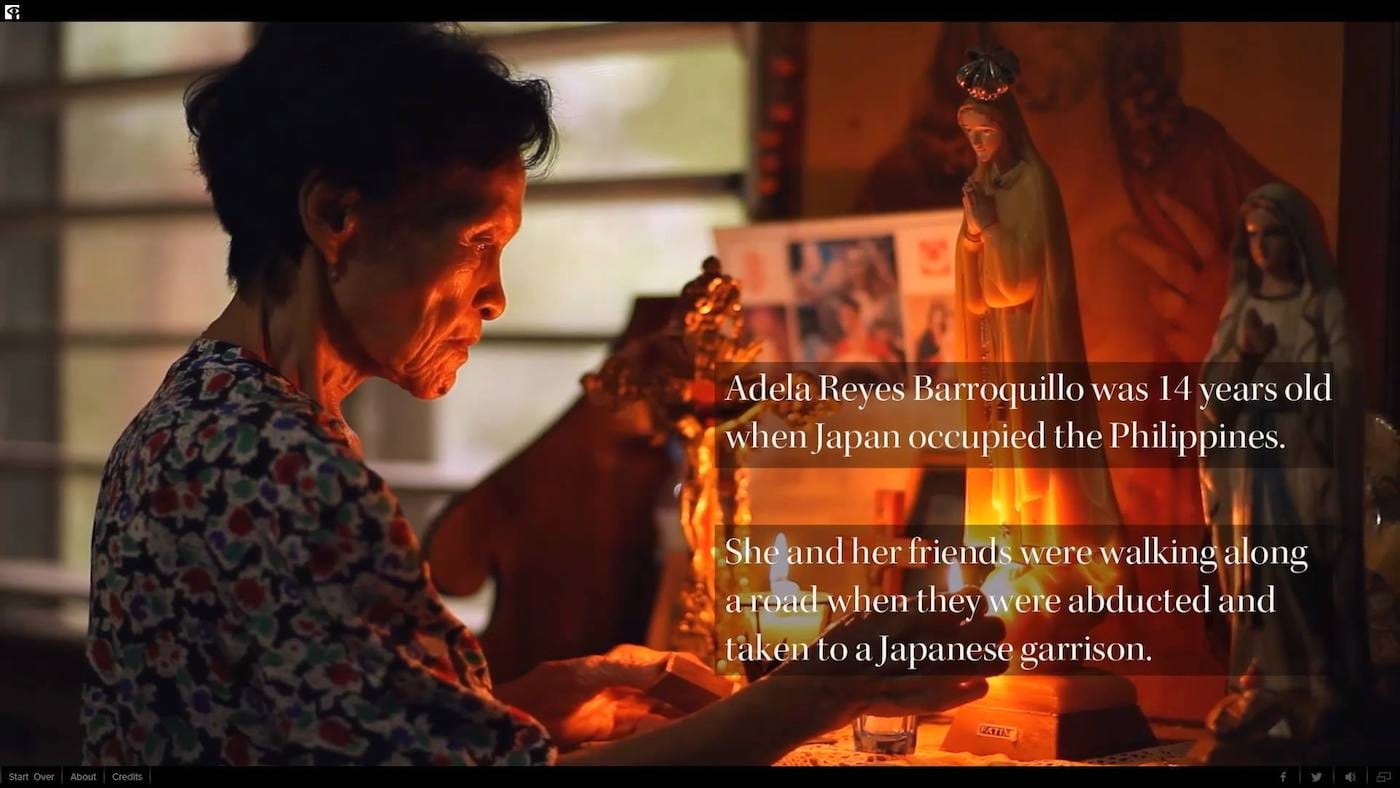 <em/>The Space We Hold interactive documentary (screenshot via National Film Board of Canada)