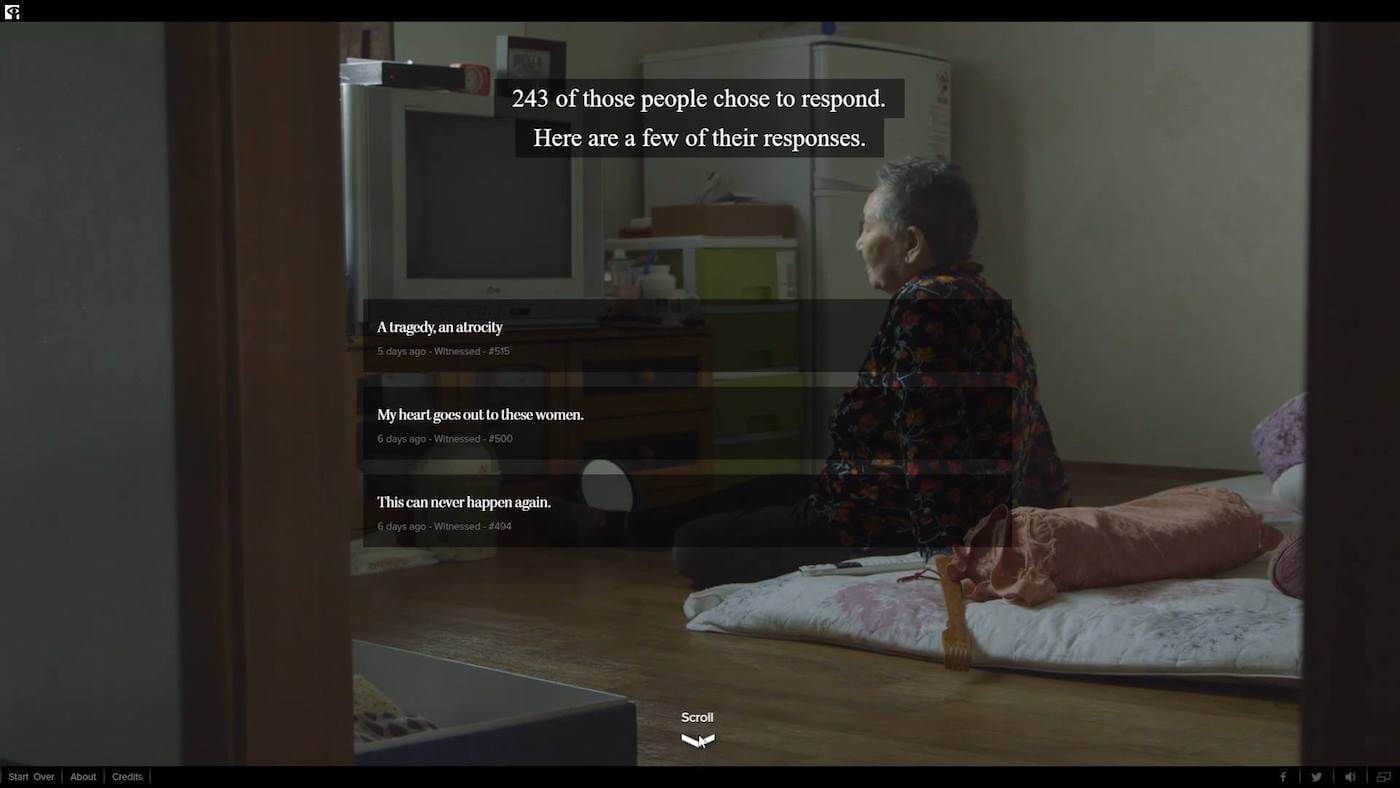 <em/>The Space We Hold interactive documentary (screenshot via National Film Board of Canada)