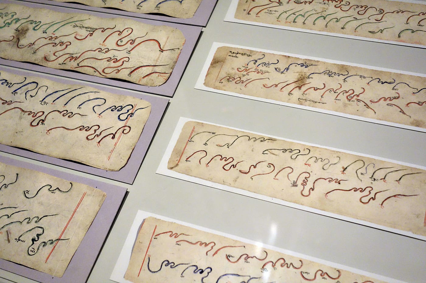 Installation view of <em>The World Is Sound</em> at the Rubin Museum of Art (photo by the author for Hyperallergic)