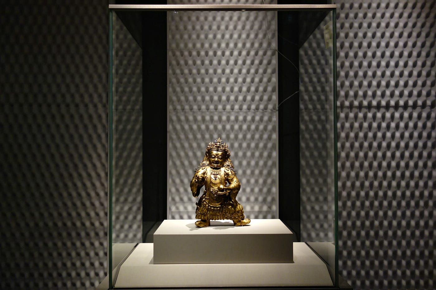 Installation view of <em>The World Is Sound</em> at the Rubin Museum of Art (photo by the author for Hyperallergic)