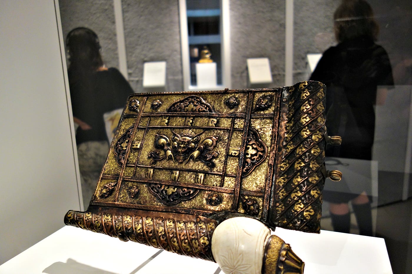 Installation view of <em>The World Is Sound</em> at the Rubin Museum of Art (photo by the author for Hyperallergic)