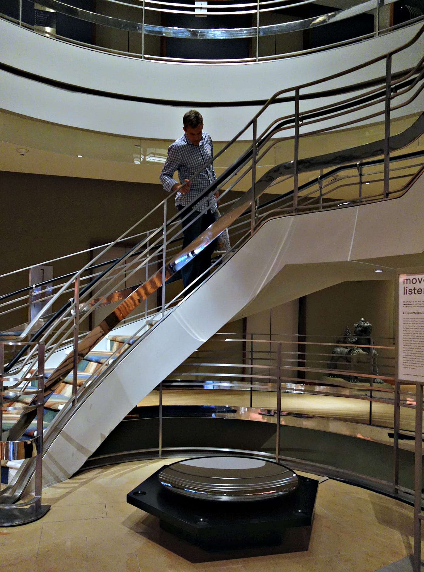 Installation view of <em>The World Is Sound</em> at the Rubin Museum of Art (photo by the author for Hyperallergic)
