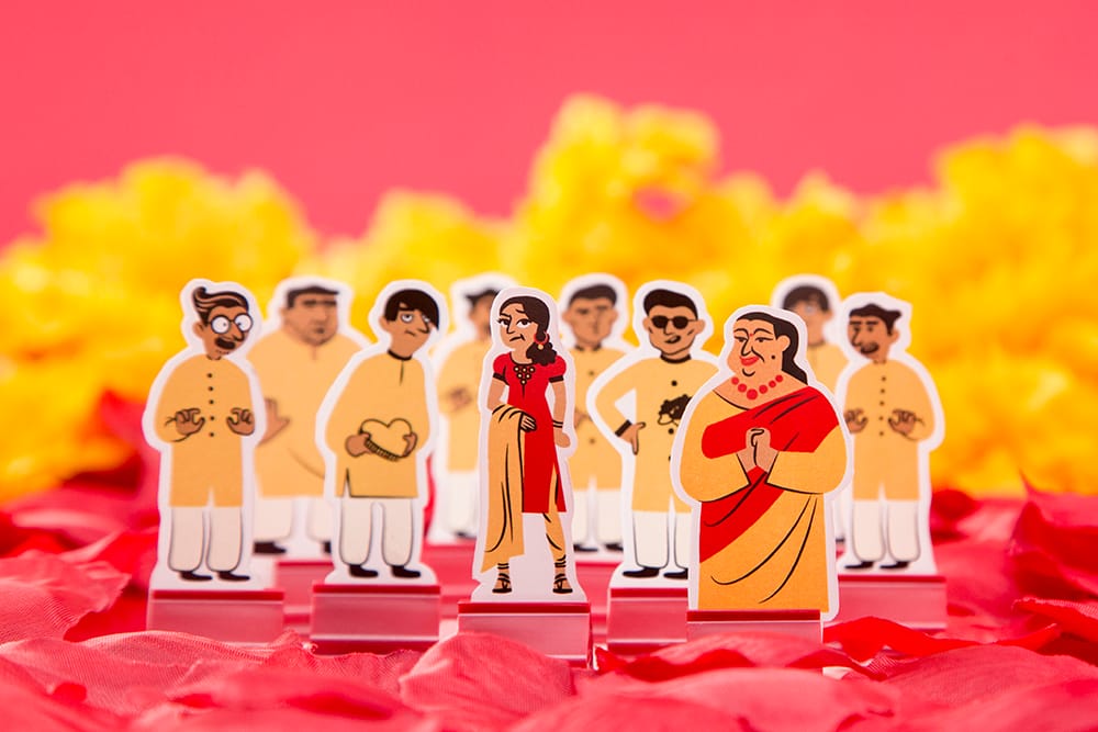 "Arranged! – The Arranged Marriage Board Game" (courtesy Nashra Balagamwala)