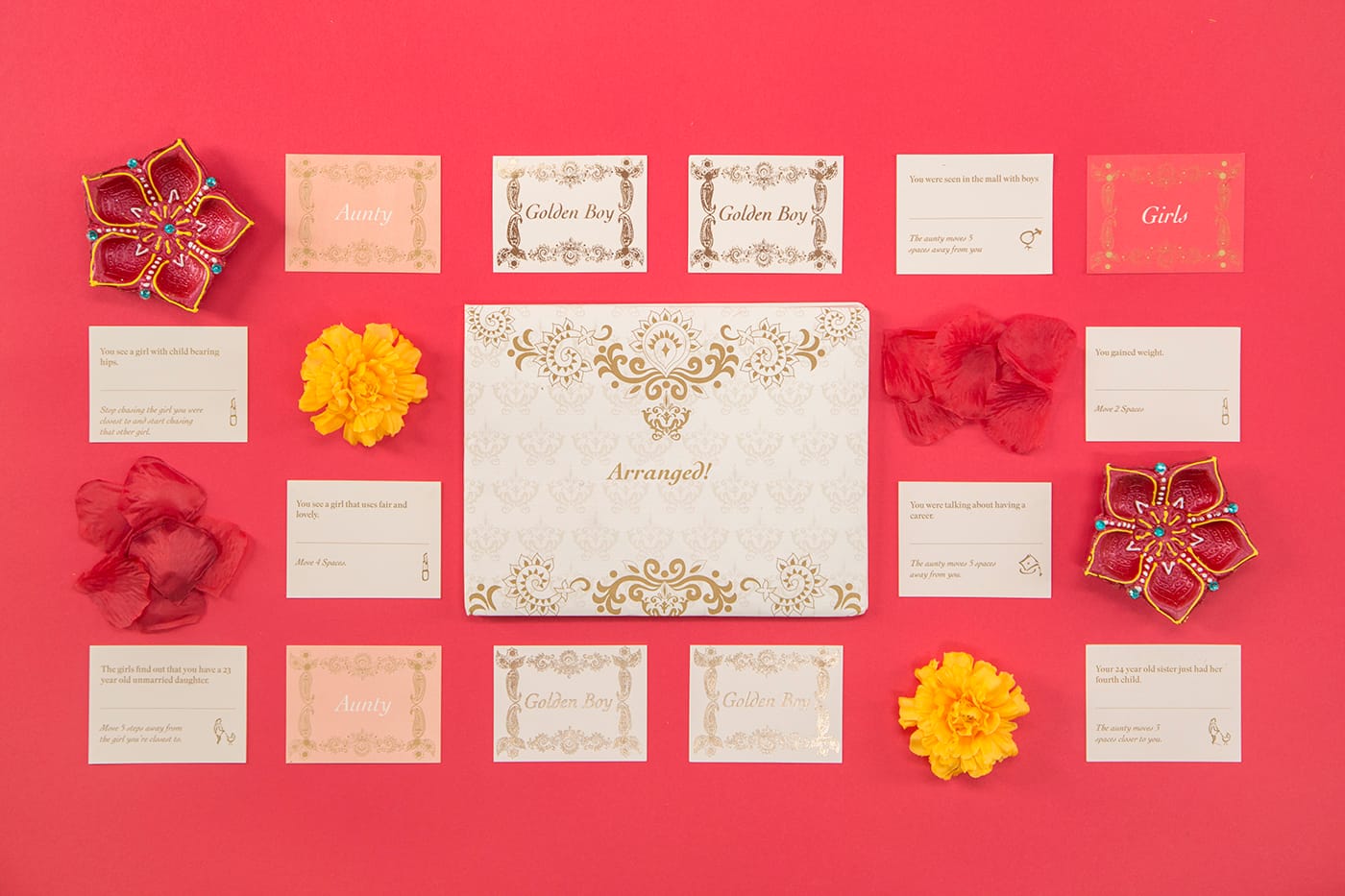 "Arranged! – The Arranged Marriage Board Game" (courtesy Nashra Balagamwala)