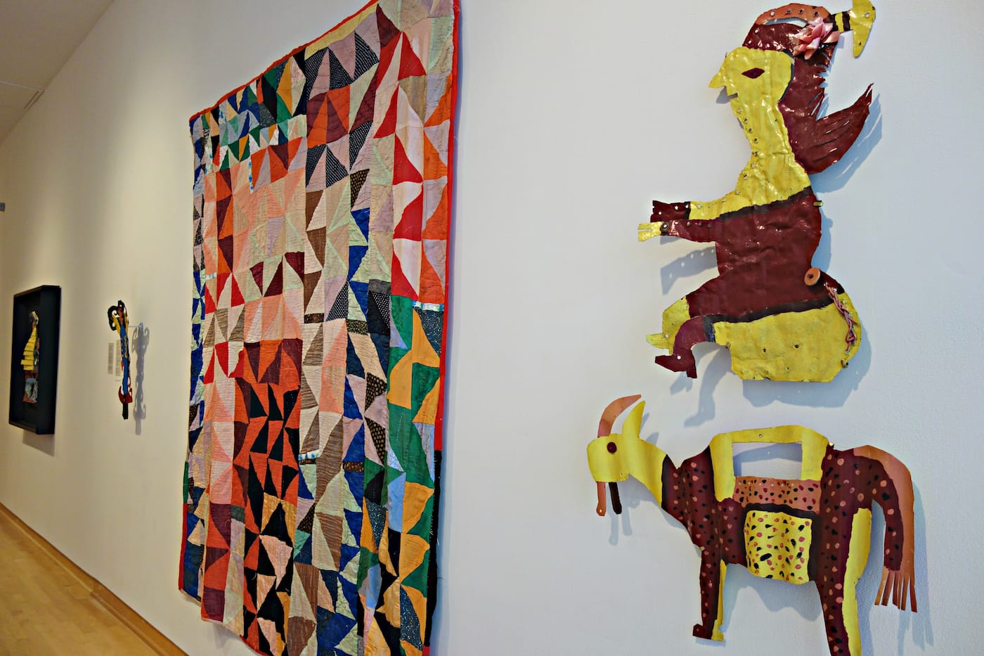 Installation view of <em>Shelter: David Butler</em> at the John Michael Kohler Arts Center (photo by the author for Hyperallergic)