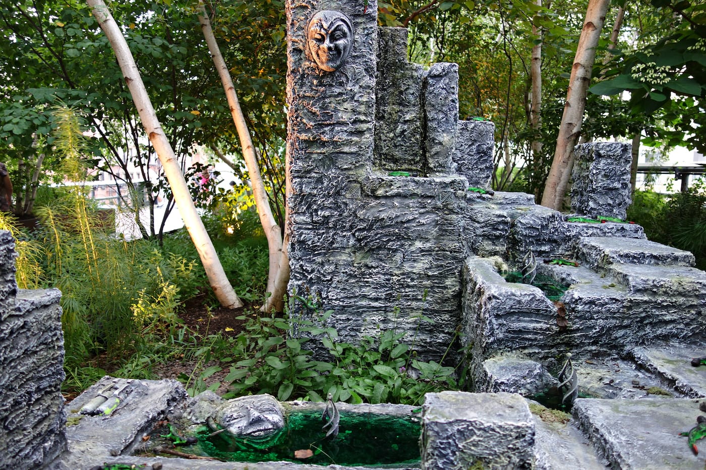 Installation view of <em>Mutations</em> on the High Line in New York