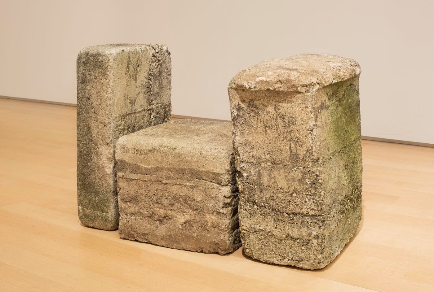 Beverly Buchanan, "Untitled (Frustula Series)" (ca 1978), cast concrete, private collection (© Estate of Beverly Buchanan, courtesy of Jane Bridges)