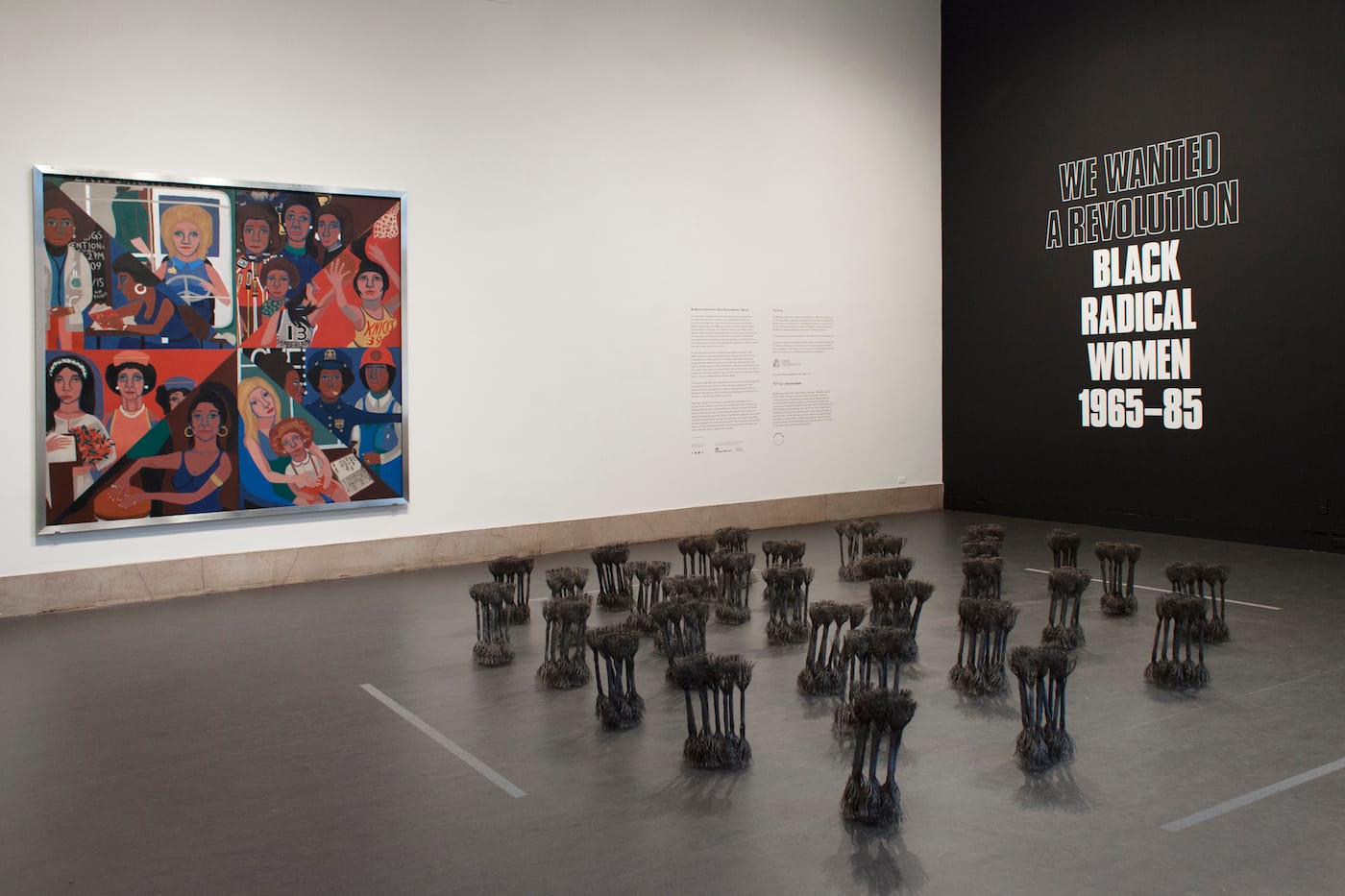Installation view of We Wanted a Revolution: Black Radical Women, 1965–85 at the Brooklyn Museum (© Jonathan Dorado)