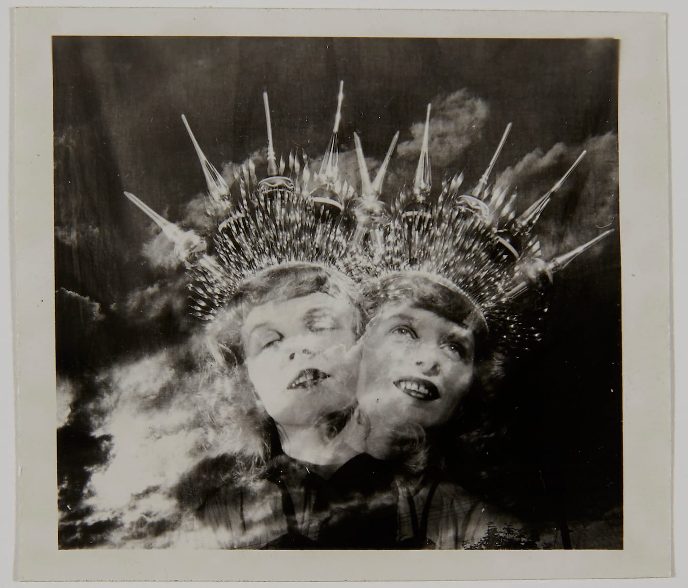 Eugene Von Bruenchenhein, "untitled (Marie, double exposure)" (1943-60), gelatin silver print (courtesy John Michael Kohler Arts Center Collection, photo by Rich Maciejewski)