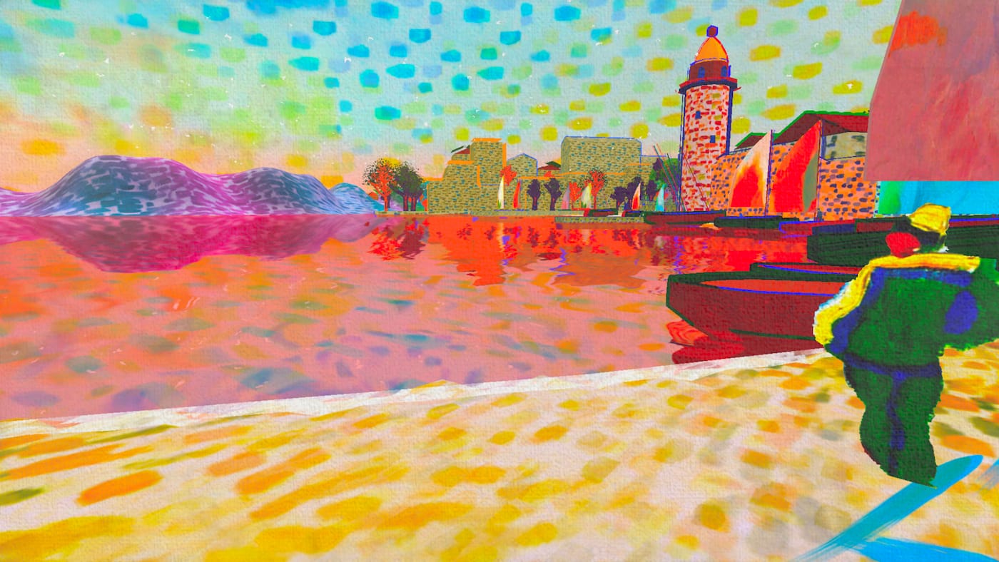 'FAUVISTa' by Gigoia Studios (screenshot by the author for Hyperallergic)