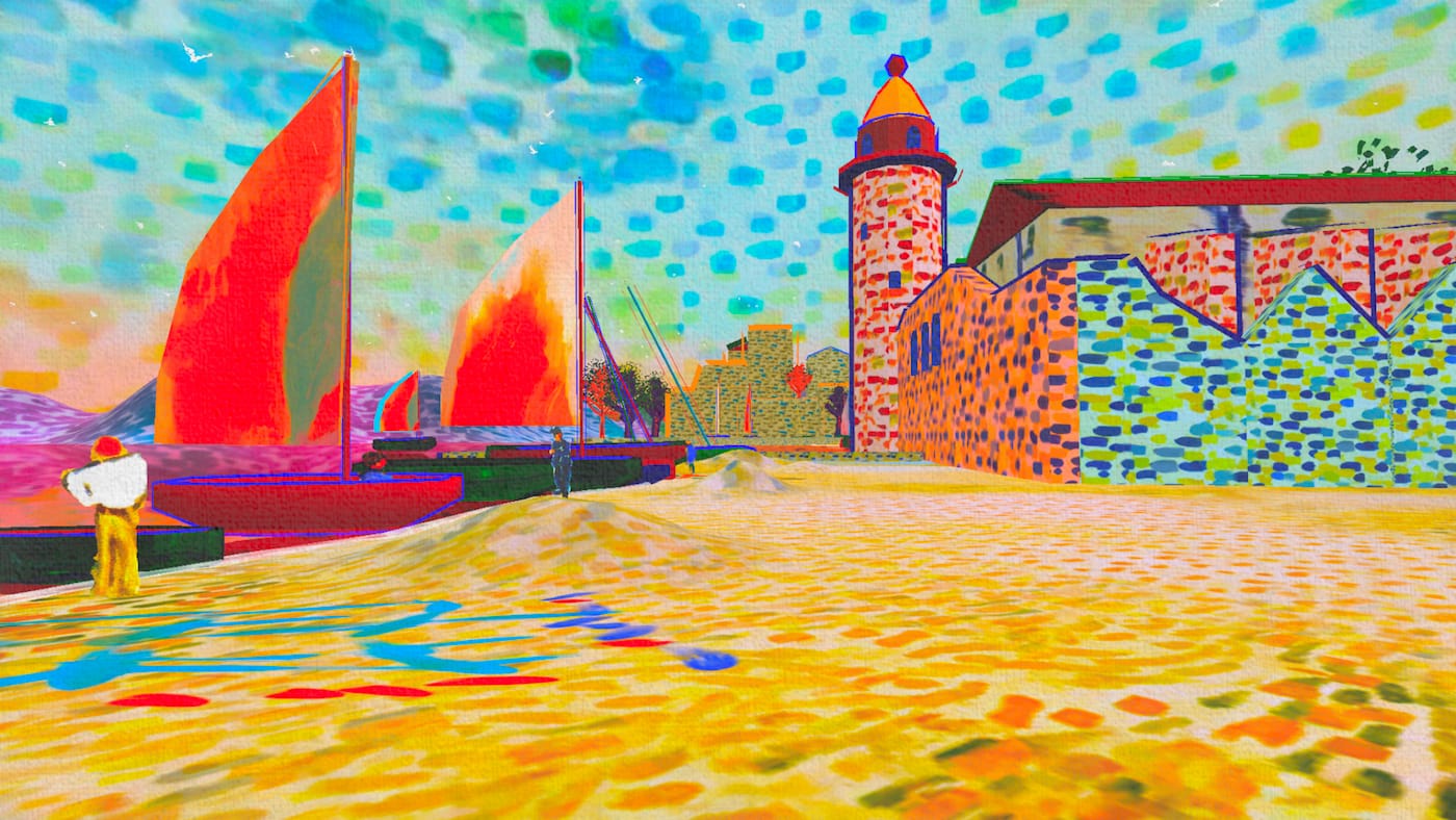 'FAUVISTa' by Gigoia Studios (screenshot by the author for Hyperallergic)