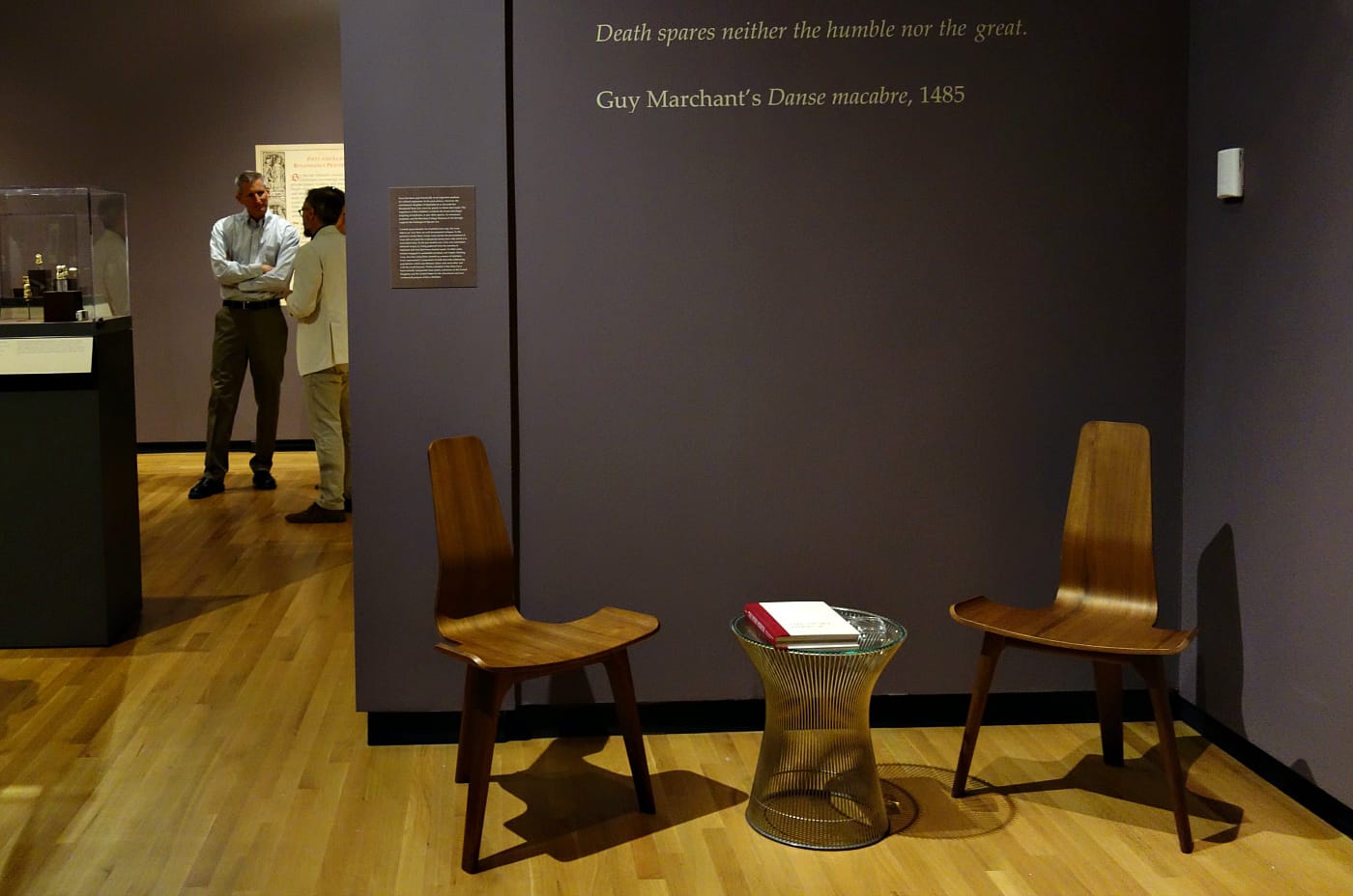 Installation view of <em>The Ivory Mirror: The Art of Mortality in Renaissance Europe</em> at the Bowdoin College Museum of Art (photo by the author for Hyperallergic)