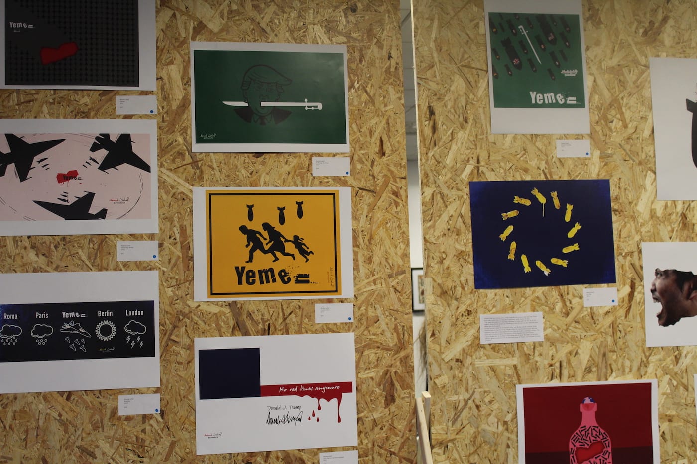 Installation view of Art the Arms Fair (all photos by the author for Hyperallergic unless indicated otherwise)