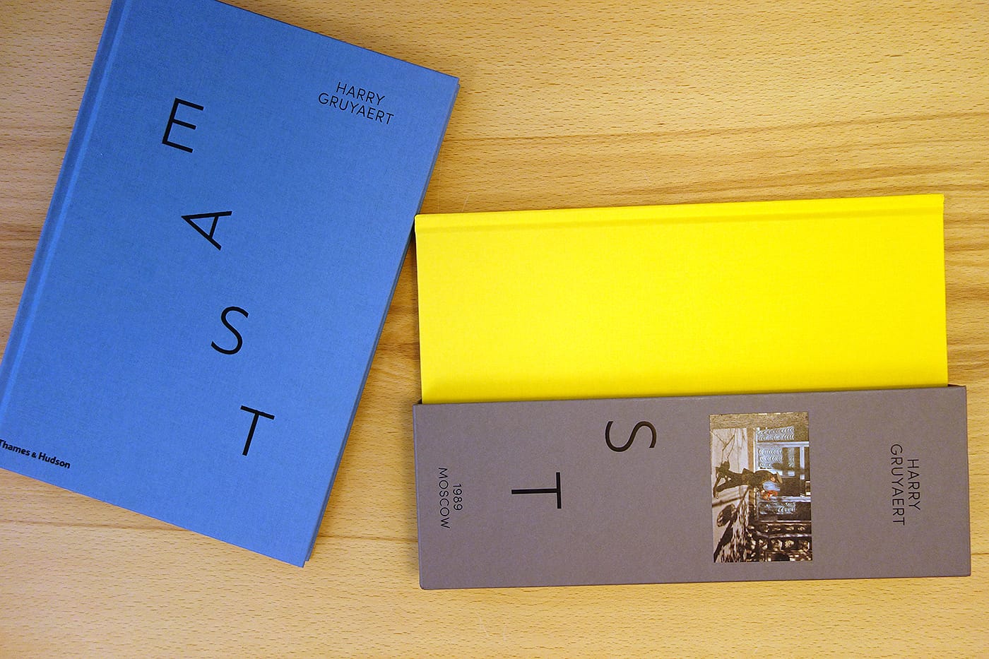 <em>Harry Gruayert: East/West </em> (photo of the book for Hyperallergic)