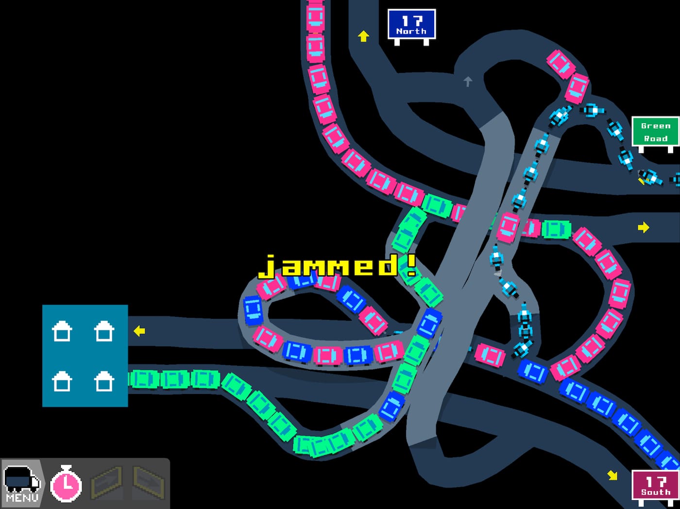 Screenshot from <em/>Freeways (courtesy Captain Games)