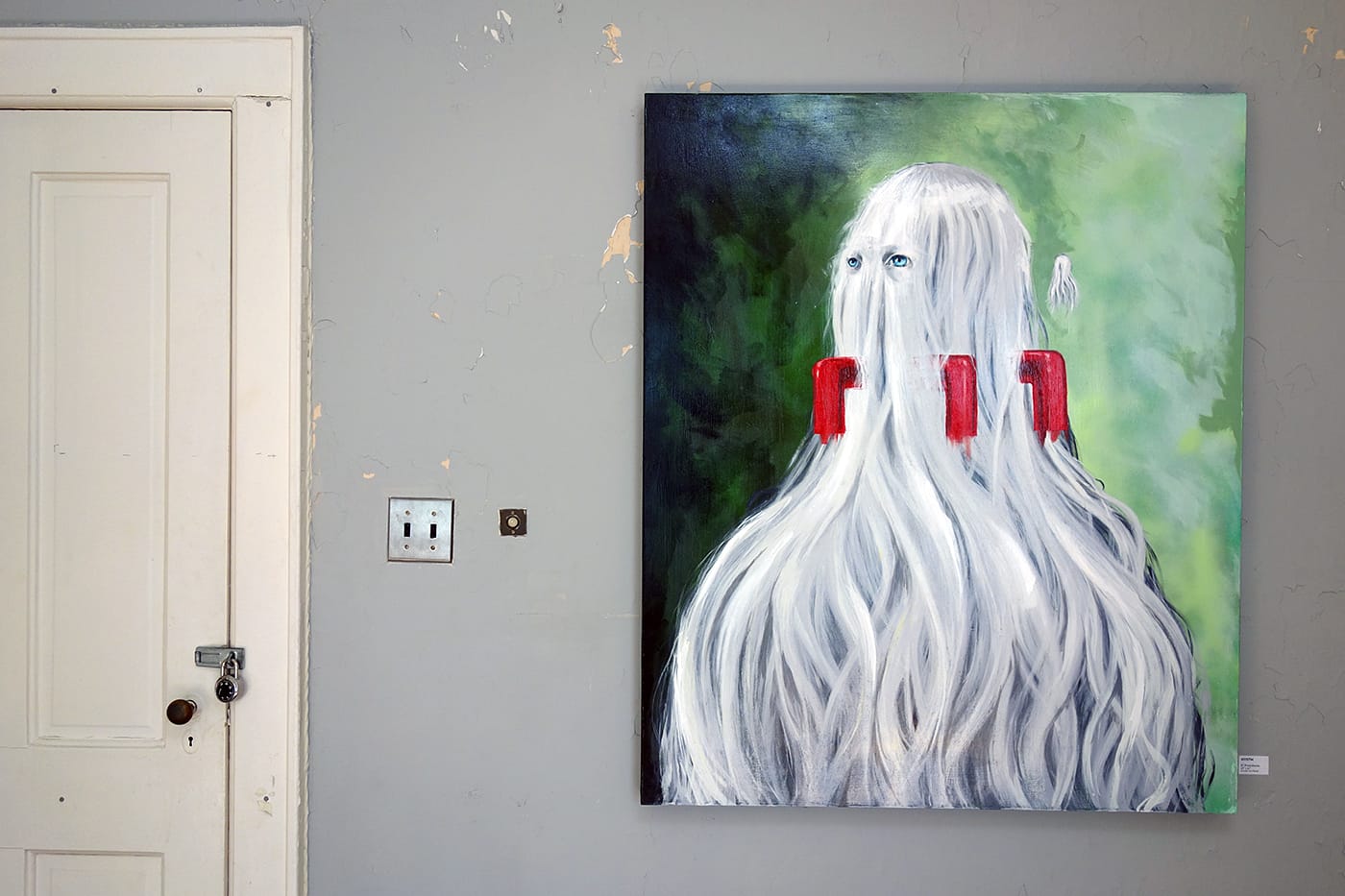 HYSTM (Keith Pine and Rich Zitterman), "El Presidente," acrylic on panel