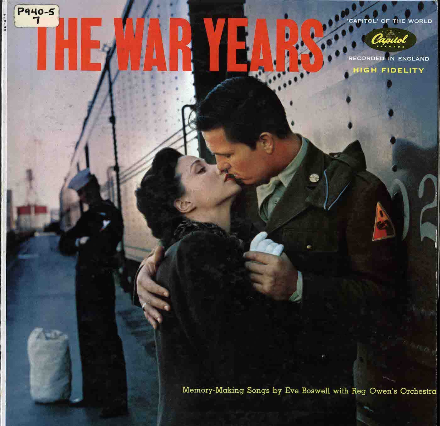 <em>Reg Owen and His Orchestra: The War Years: Memory-Making Songs by Eve Boswell</em> (Capitol T 10140) (courtesy the MIT Press)