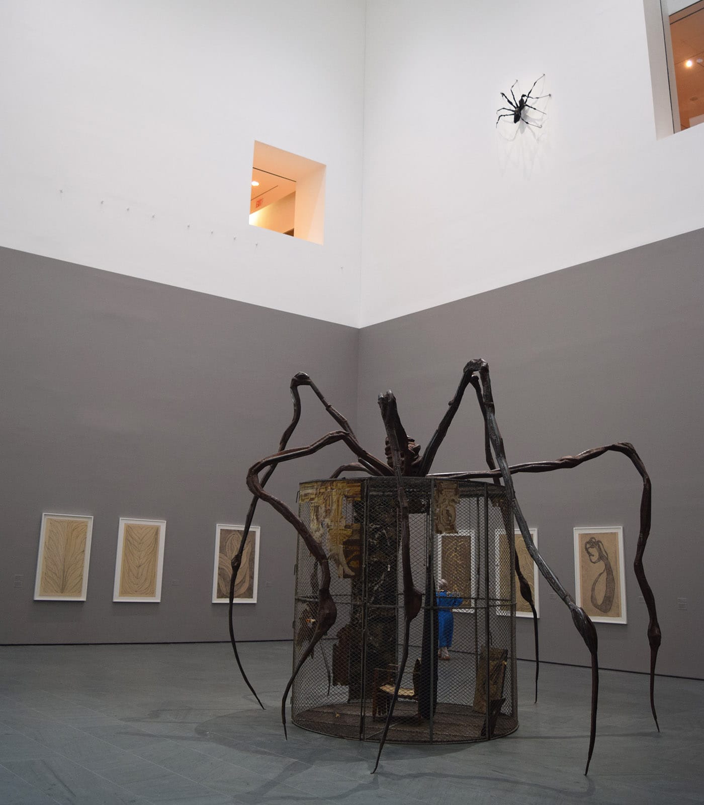 Installation view of <em>Louise Bourgeois: An Unfolding Portrait</em> at the Museum of Modern Art