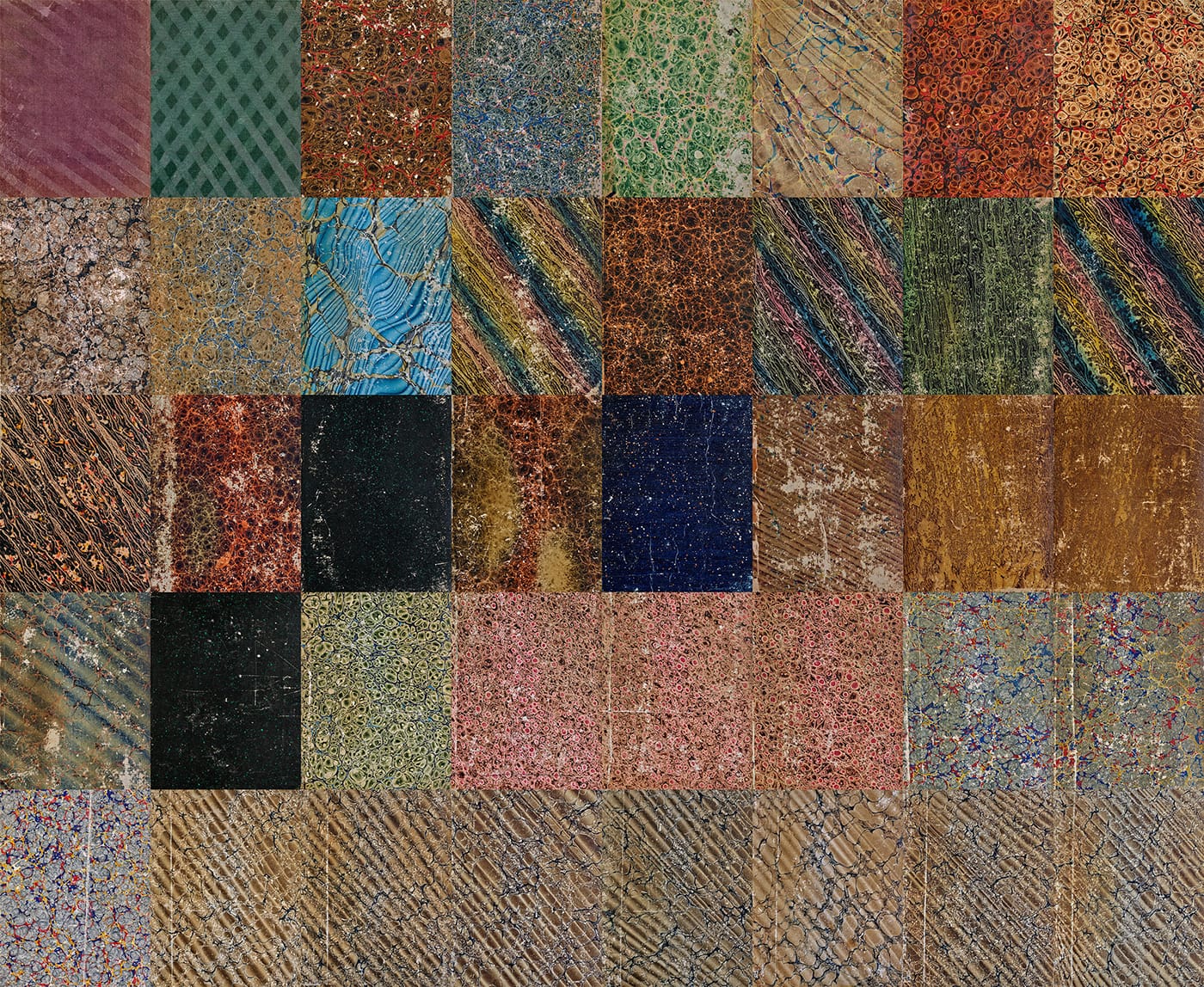 Abelardo Morell, "Thoreau: 40 Journals in Chronological Order" (2017) (Gift of the artist in honor of the security guards of the Morgan Library & Museum; courtesy of Edwynn Houk Gallery)